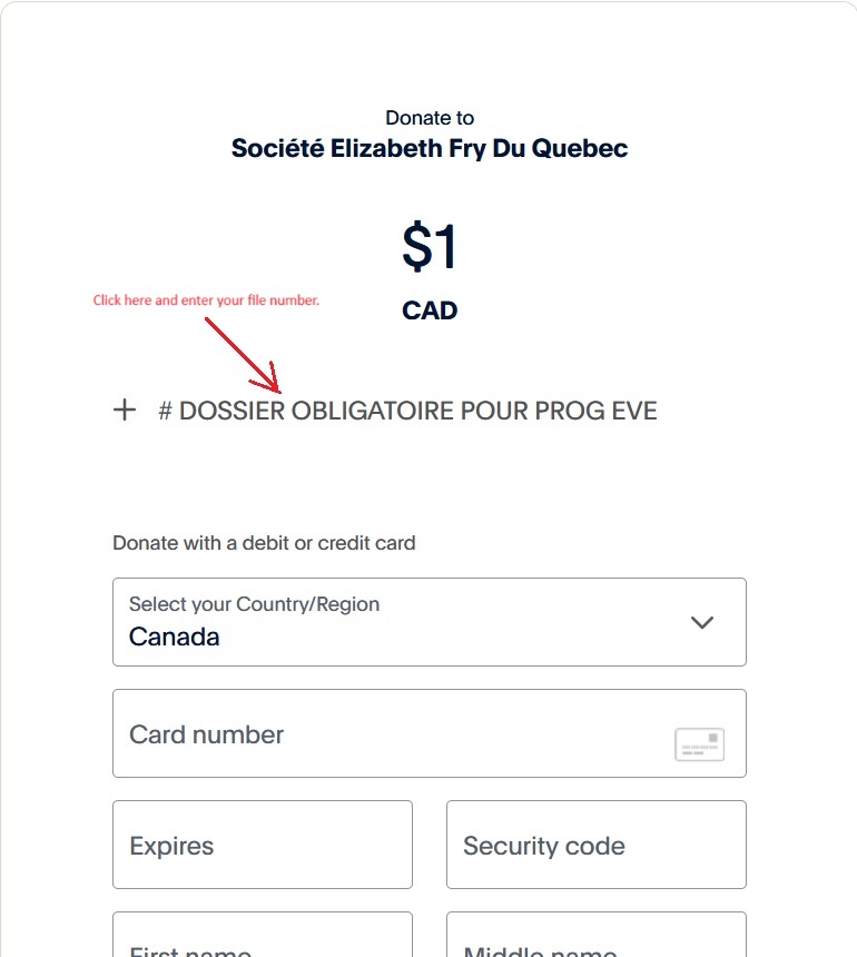 Screen capture of Paypal Website